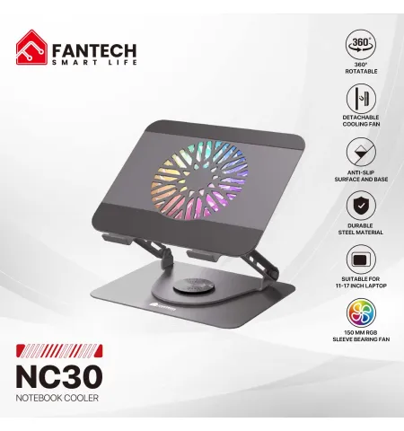 Fantech NC30 RGB Laptop Cooler Stand