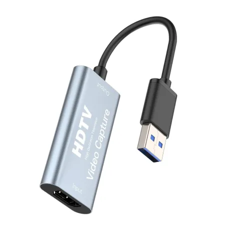 HDMI Video Capture Adapter For Live Streaming And Game Capture