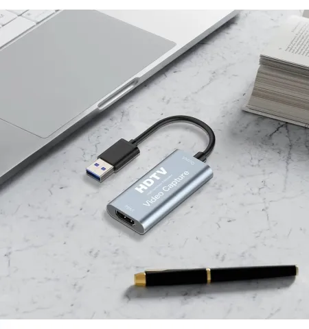 HDMI Video Capture Adapter For Live Streaming And Game Capture