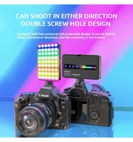 M160 RGB Rechargeable Pocket Fill  Video Light