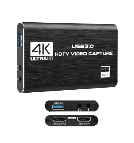4K HDMI Video Capture Card USB 3.0 1080P 60FPS Video Recorder
