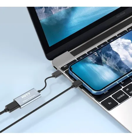 HDMI Video Capture Adapter For Live Streaming And Game Capture