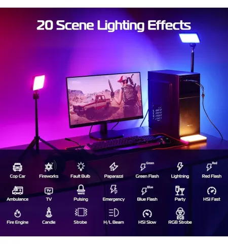 M160 RGB Rechargeable Pocket Fill  Video Light