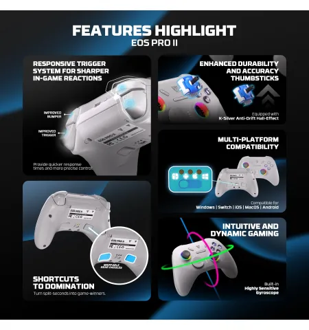 Fantech WGP15 V2 EOS PRO II Gamepad Multi Platform Wireless Controller