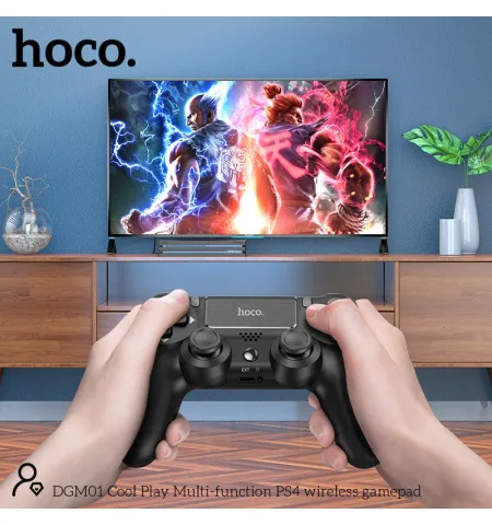 HOCO DGM01 Multifunctional Playstation 4 Controller PS4 Wireless Gamepad