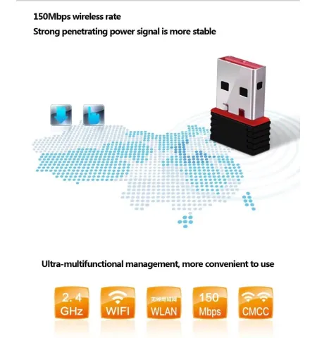 LB-Link BL-WN151 150Mbps Wireless USB Wi-Fi Adapter Receiver