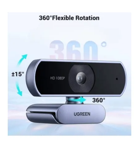 UGREEN 15728 USB HD Webcam 1080P 30FPS Video Camera