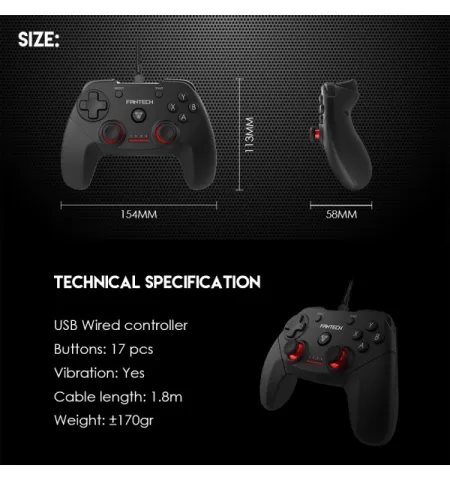 FANTECH GP12 REVOLVER Gaming Controller