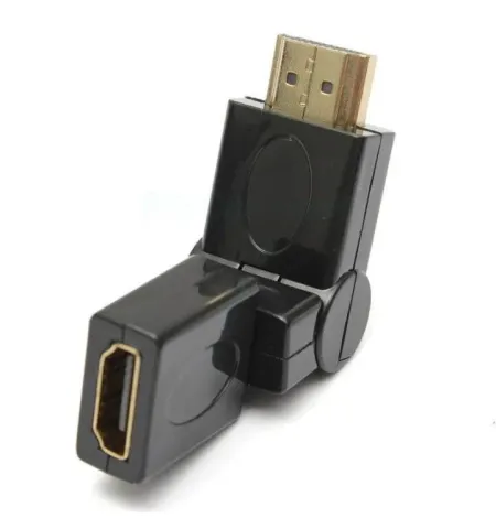 360 Degree Rotation Swivel HDMI Male To HDMI Female Adjustable HDMI Connector