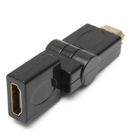 360 Degree Rotation Swivel HDMI Male To HDMI Female Adjustable HDMI Connector