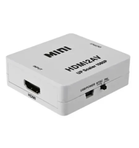HDMI To AV Converter 1080p With 5V Usb Power RCA Video & LR Audio Out