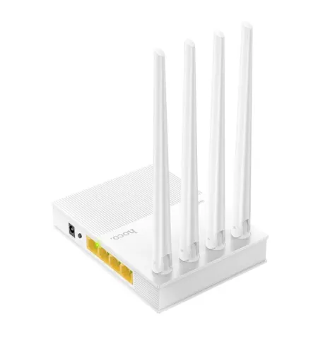 Hoco HI31 2.4G / 5G Dual-band 4 Antennas WiFi 5 Wireless Router
