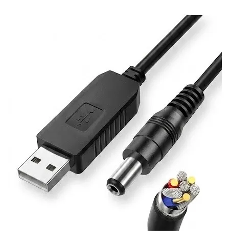 Frezzil FZ27 USB To DC Booster Cable (5V / 9V / 15V) Cable For Routers & Electronics