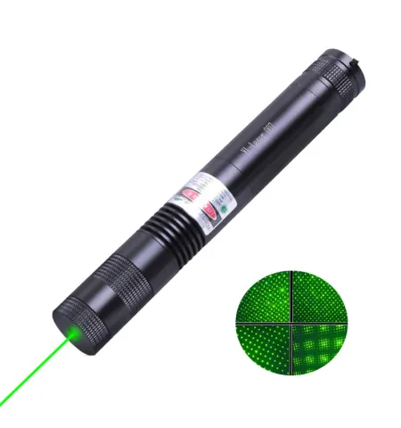 2000MW High Power 532NM Green Laser Pointer Pen Focus Adjustable With Starry Cap