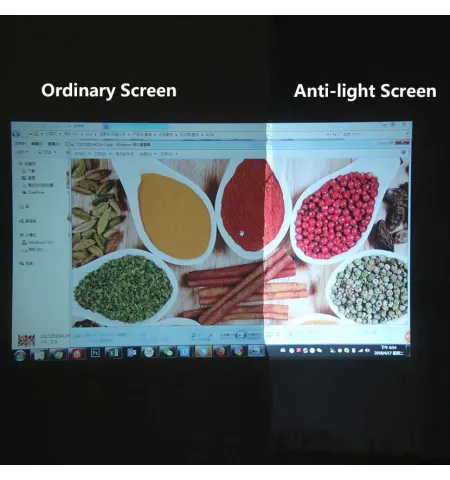100 Inch Anti-Light Foldable Projector Screen 16:9 HD For Home, Office & Classroom