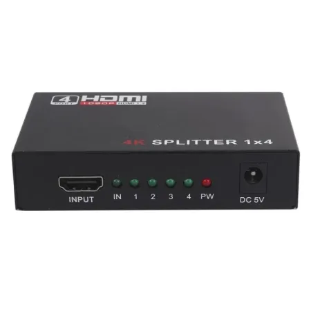 4 Port HDMI Hub Multi Splitter & HDTV 1080P 1 Input 4 Output