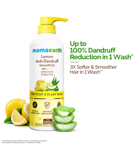 Mamaearth Lemon Anti-Dandruff Shampoo