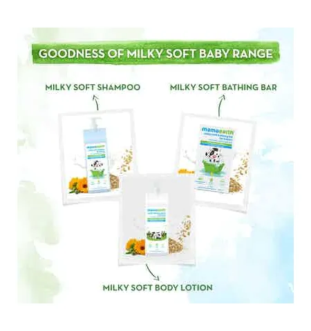 Mamaearth Milky Soft Bathing Bar For Babies With Oats, Milk & Calendula