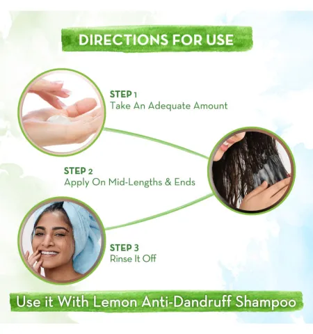 Mamaearth Lemon Anti Dandruff Conditioner With Lemon & Ginger For Soft & Smooth Hair