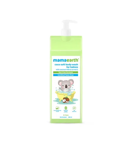 Mamaearth Coco Soft Body Wash For Babies With Coconut Milk & Turmeric