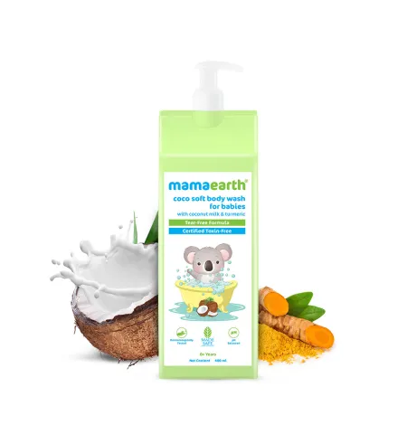 Mamaearth Coco Soft Body Wash For Babies With Coconut Milk & Turmeric