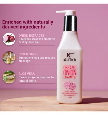 KT Organic Onion Shampoo 250ml