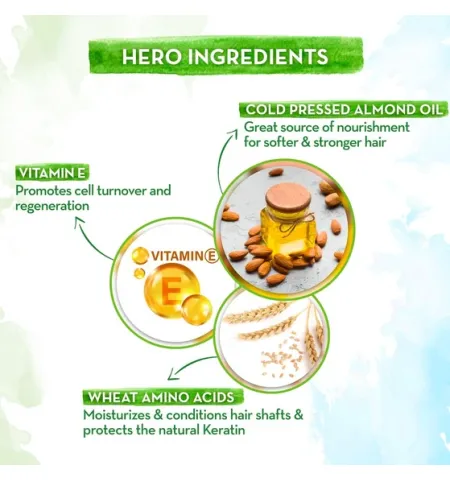 Almond Conditioner with Almond Oil & Vitamin E for Healthy Hair Growth - 250 ml