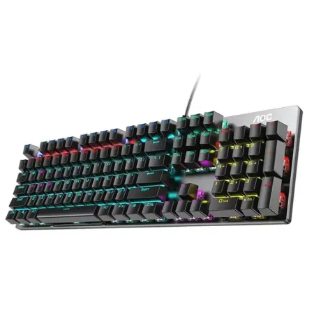 AOC GK410 Mechanical Keyboard Wired Blue Switch Red Switch Gaming Full Key