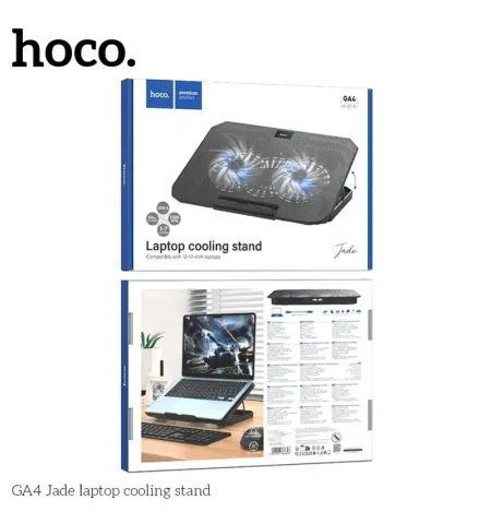 HOCO GA4 Jade Cooling Stand For 12–17 Inch Laptop