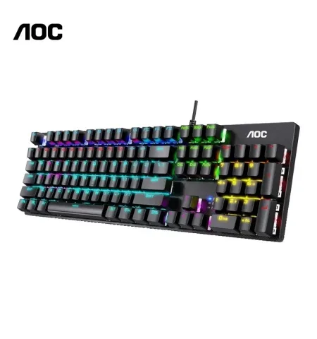 AOC GK410 Mechanical Keyboard Wired Blue Switch Red Switch Gaming Full Key