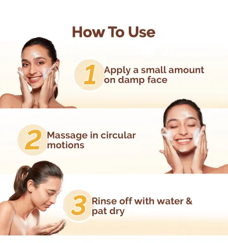Mamaearth Ubtan Natural Glow Face Wash With Turmeric & Saffron For Tan Removal