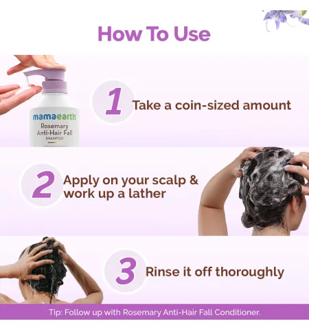 Mamaearth Rosemary Anti-Hair Fall Shampoo With Rosemary & Methi Dana