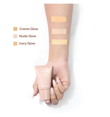 Mamaearth Glow Serum Foundation Vitamin C Mini Tube 01 Ivory Glow