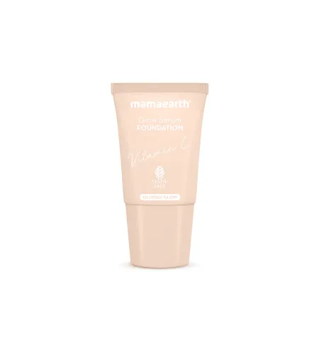 Mamaearth Glow Serum Foundation Vitamin C Mini Tube 01 Ivory Glow