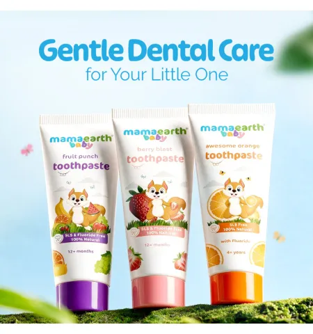 Mamaearth 100% Natural Berry Blast Kids Toothpaste