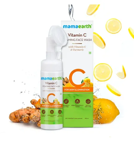 Mamaearth Vitamin C Foaming Face Wash with Vitamin C & Turmeric