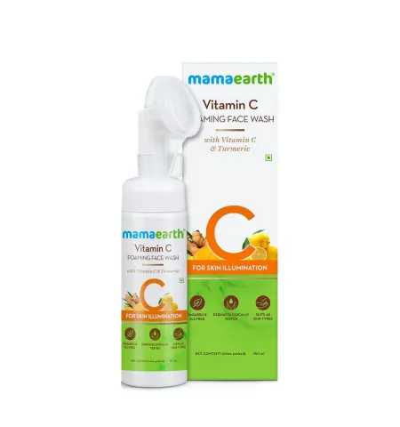 Mamaearth Vitamin C Foaming Face Wash with Vitamin C & Turmeric