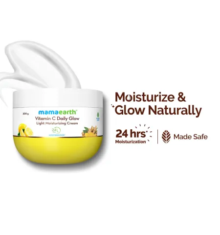 Mamaearth Vitamin C Daily Glow Light Moisturizing Cream