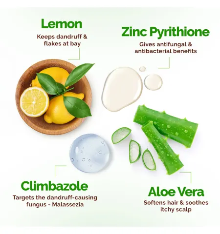 Mamaearth Lemon Anti-Dandruff Shampoo