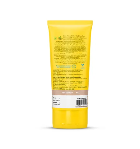 Mamaearth Rice Water Dewy Sunscreen SPF 50 for Tan Protection