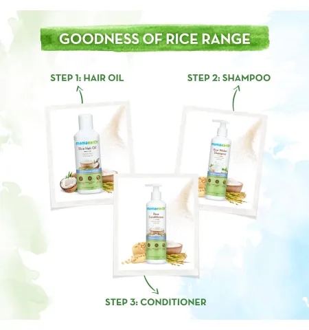 Mamaearth Rice Water Shampoo With Rice Water And Keratin