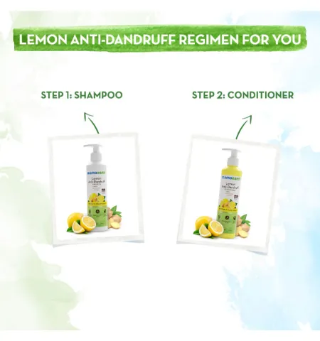Mamaearth Lemon Anti Dandruff Shampoo With Lemon & Ginger For Itchy & Flaky Scalp
