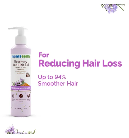 Mamaearth Rosemary Anti HairFall Conditioner With Rosemary &Methi Dana 250ml |UpTo 94% Stronger Hair