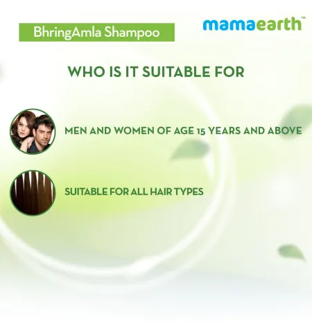 Mamaearth BhringAmla Shampoo with Bhringraj & Amla for Intense Hair Treatment