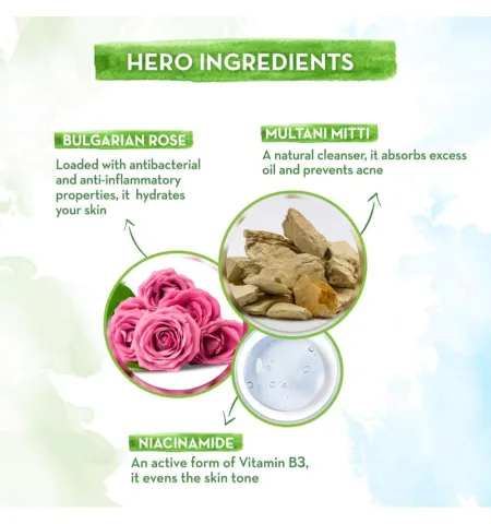 Mamaearth Multani Mitti Face Wash With Multani Mitti & Bulgarian Rose