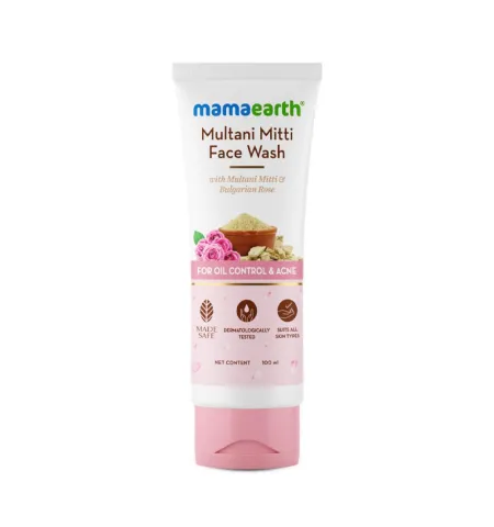 Mamaearth Multani Mitti Face Wash With Multani Mitti & Bulgarian Rose