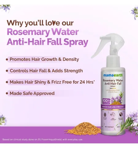 Mamaearth Rosemary Water Anti-Hair Fall Spray