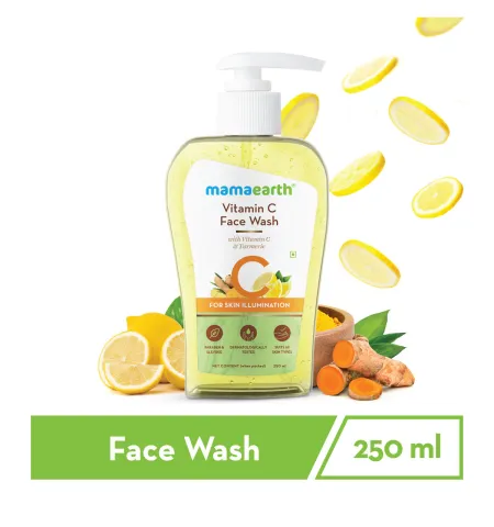 Mamaearth Vitamin C Face Wash with Vitamin C and Turmeric for Skin Illumination