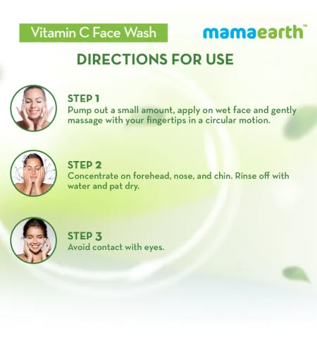 Mamaearth Vitamin C Face Wash with Vitamin C and Turmeric for Skin Illumination