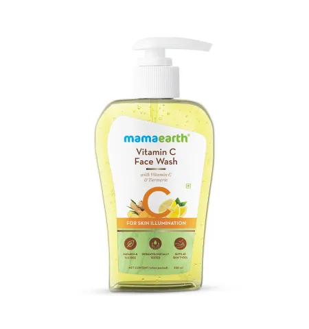 Mamaearth Vitamin C Face Wash with Vitamin C and Turmeric for Skin Illumination
